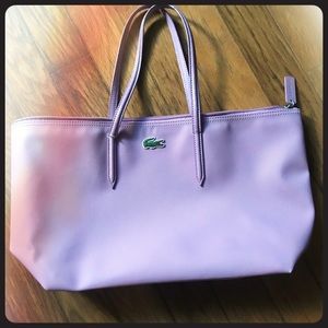 Lacoste shoulder bag lavender